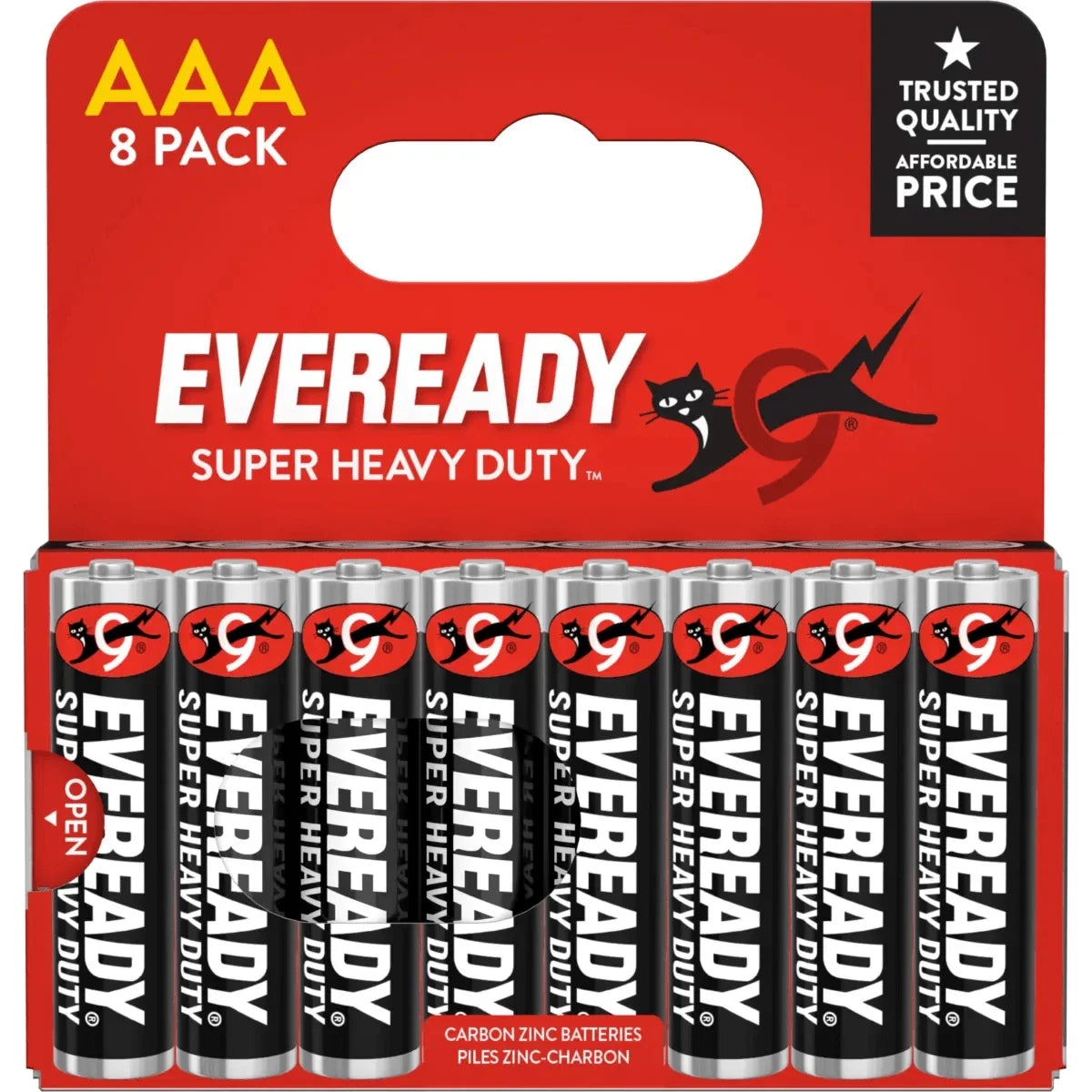 Eveready Super Heavy Duty AAA 8 Pack x 20