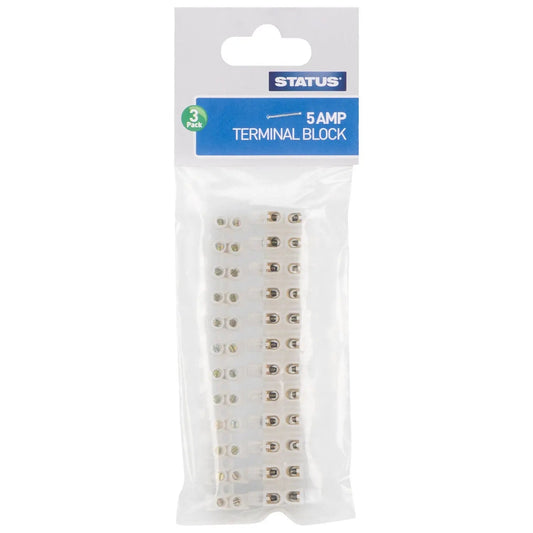 5 Amp Terminal Blocks Single Status - Box of 10