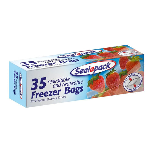 Freezer Bags 7"x 8" - 35 Pack  - Box of 18