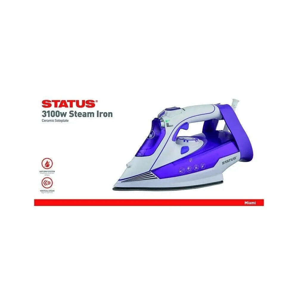 Steam Iron Miami 3100w - Status