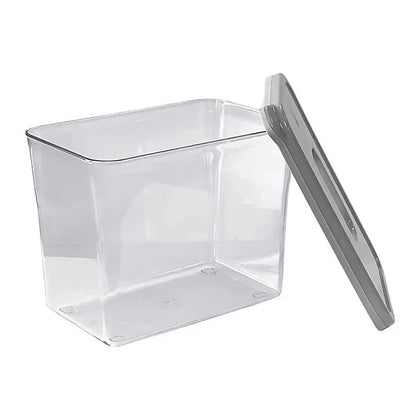 Clear Food Storage Containers Airtight Leakproof Space-Saving Kitchen Set of 4