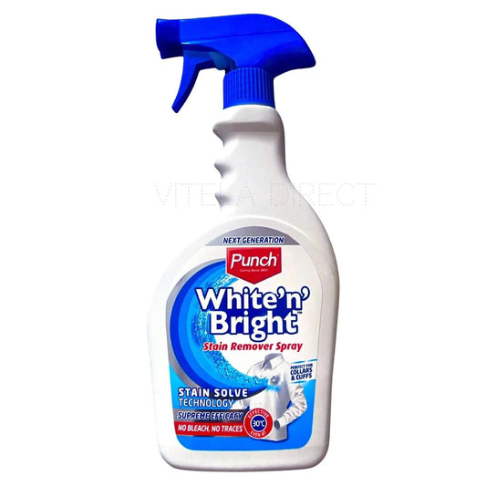 White and Bright Stain Remover 500ml Spray Punch - Box of 8