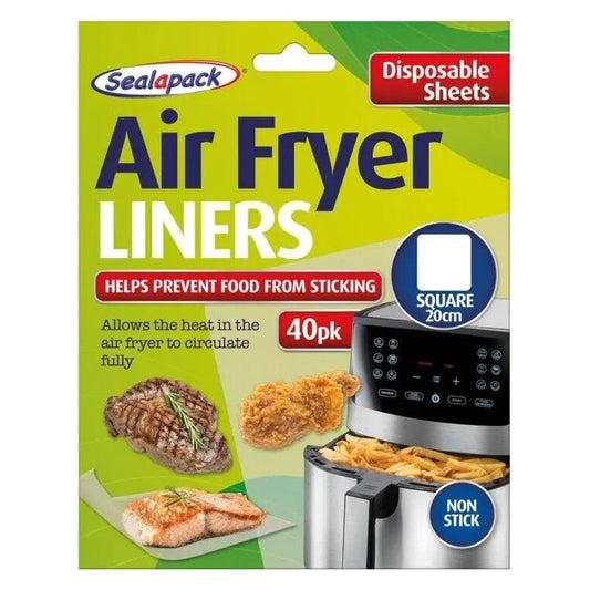 Disposable Air Fryer Liner Square 40 Pack Sealapack - Box of 12