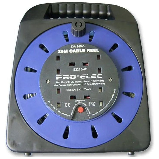 Eurosonic 4 Gang 25m Handbag Reel