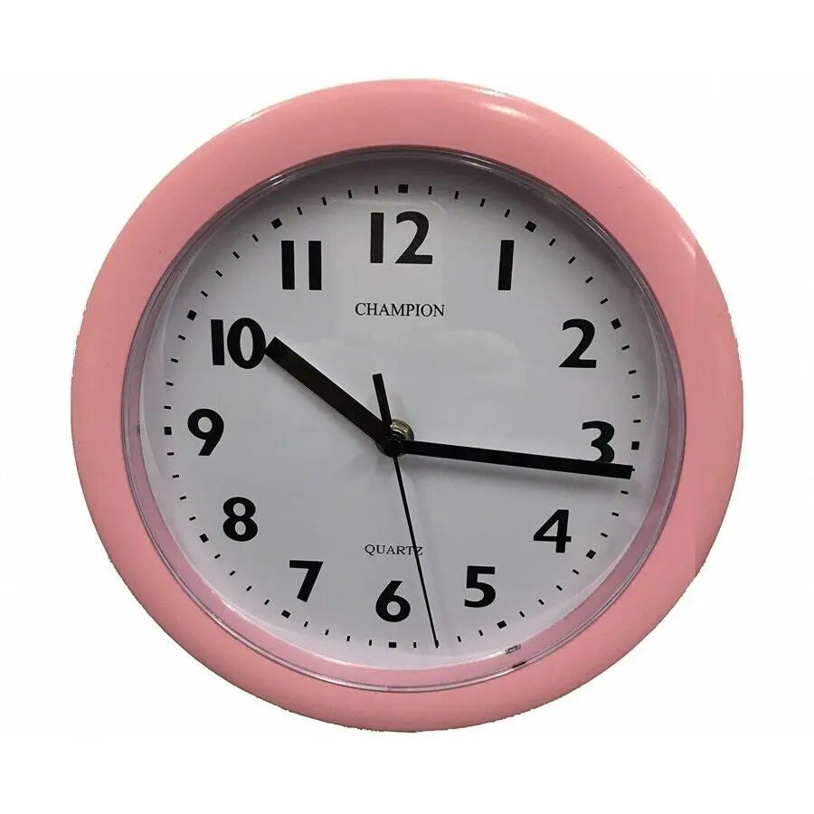 Champion Wall Clock Pink