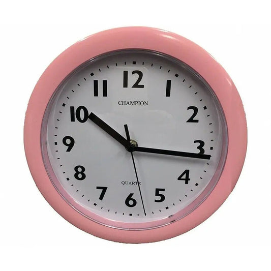 Champion Wall Clock Pink