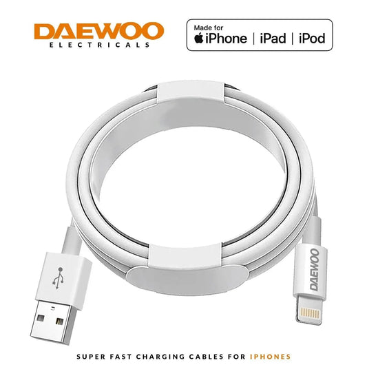 IPhone Charging Cable - Daewoo - Pack of 6