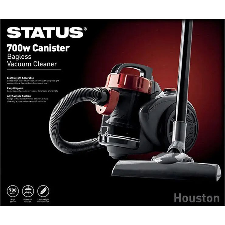 Bagless Vacuum Cleaner Houston 700w - Status