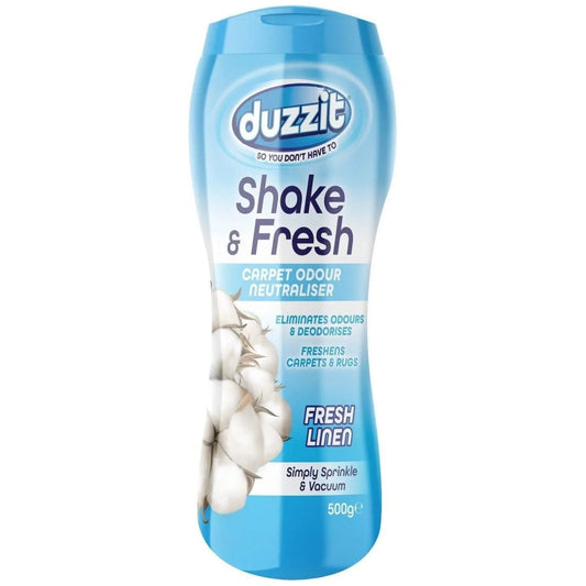 Shake & Fresh Carpet Odour Neutraliser Fresh Linen 500g Garden Duzzit - Box of 16