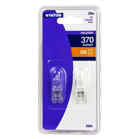 Status 28w Halogen G9 Capsule Warm White 2 Pack - Box of 10