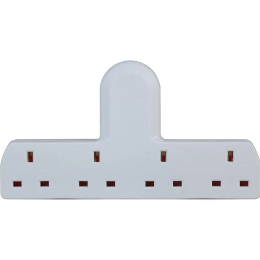 Pro Elec 4 Way Extension Socket Adapter