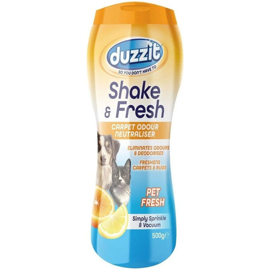 Shake & Fresh Carpet Odour Neutraliser Pet Fresh 500g Garden Duzzit - Box of 16