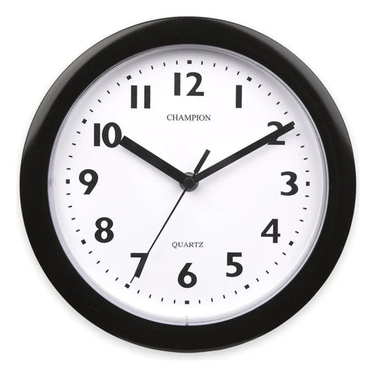 Champion Wall Clock Black