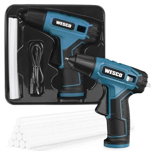 Wesco Glue Gun 3.6V with 10 Glue Sticks