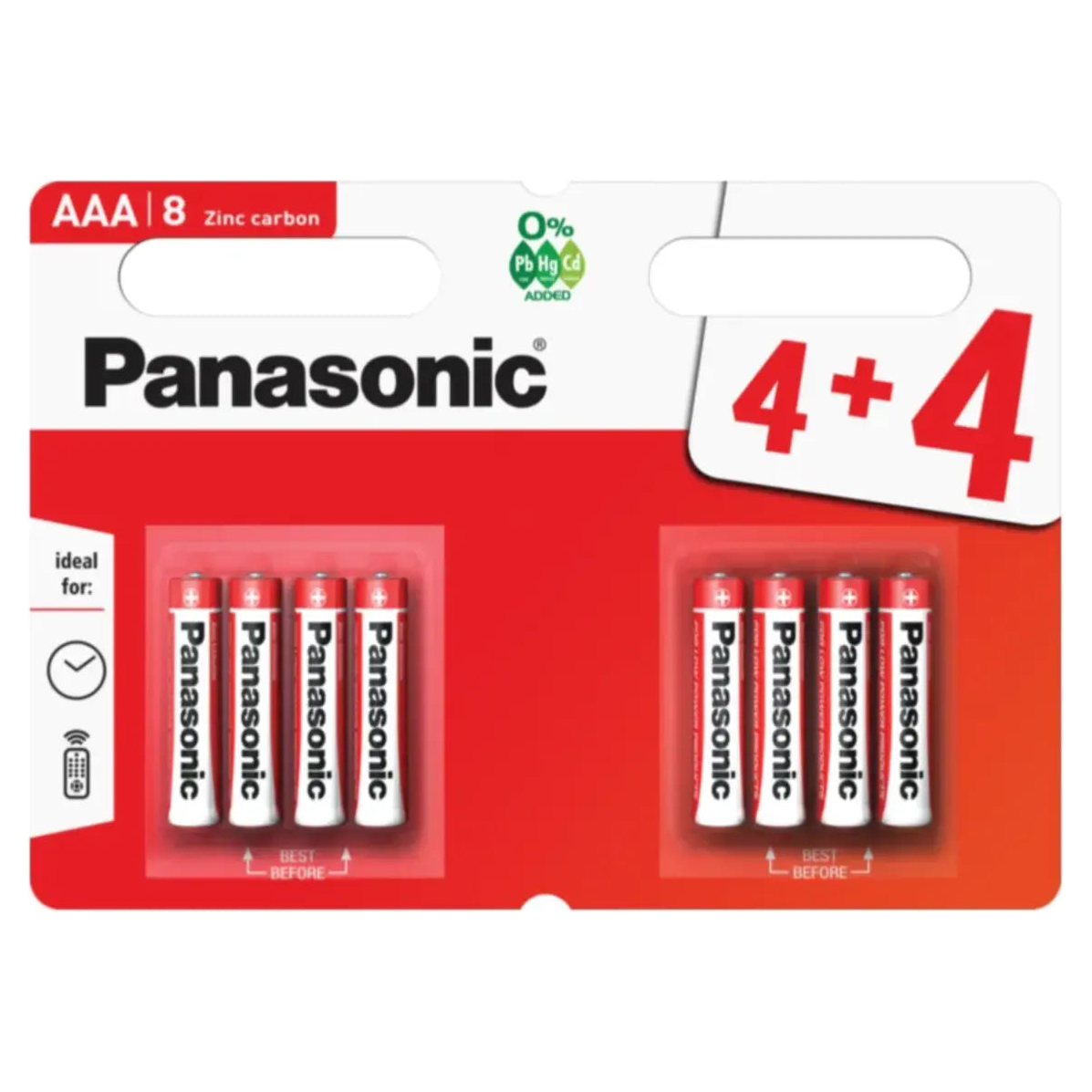 AAA Panasonic 8 pk - Box of 20
