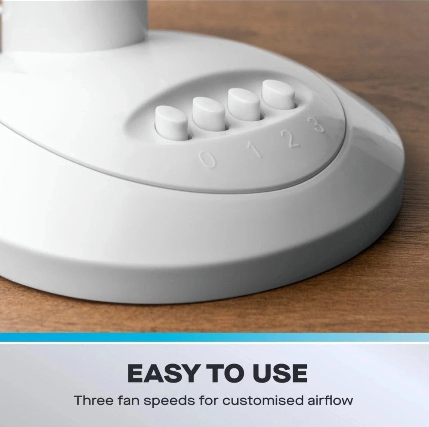 12 Inch Oscillating Desk Fan - DAEWOO