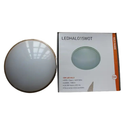 LED HALO (Transparent Rim) 15W Bulkhead 4k