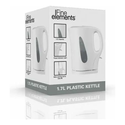 White Plastic Kettle 1.7L - DAEWOO