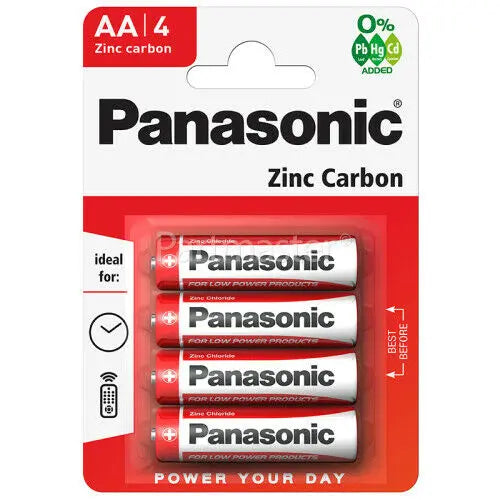 AA Panasonic 4 pk - Box of 12